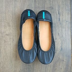 TIEKS BLACK LEATHER WOMANS 10